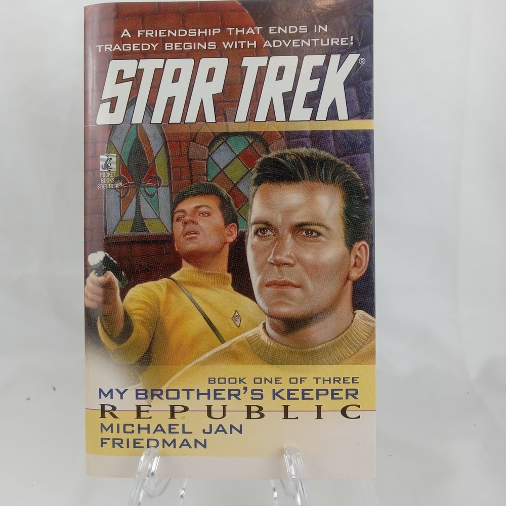 STAR TREK My Brotherās Keeper Trilogy Lot Books 1 2 3 Michael Jan Friedman Paper